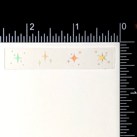 🌀10/$10🌀 Silver Celestial Holographic Translucent Waterproof Vinyl Sticker - Picture 1 of 1